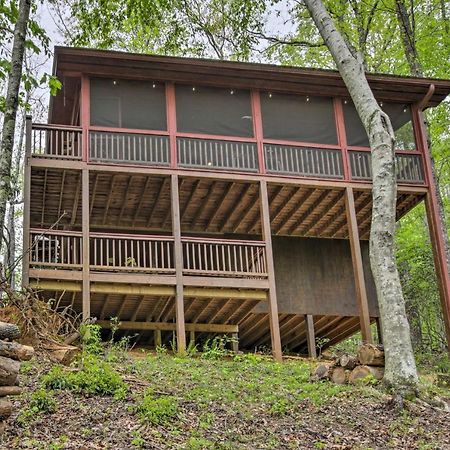 Peaceful Blue Ridge Cabin With Decks And Fire Pit Экстерьер фото